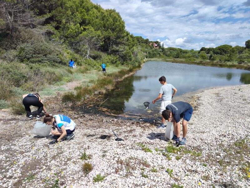 Jornades de neteja d’escombraries als espais en custòdia del Barranc de Santes Creus